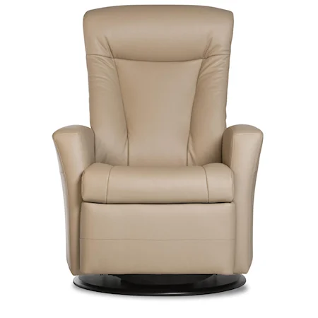 Prince Relaxer Recliner in Standard Size with Adjustable Headrest, Swivel, Glide and Recline